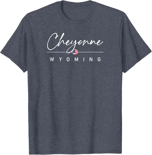 Vista 13 de Cheyenne, camiseta Wyoming, Negro, S