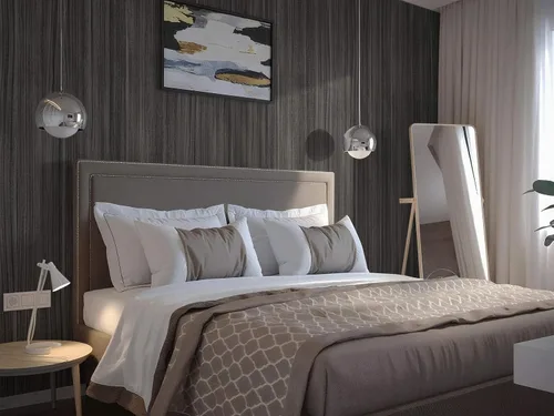 Vista 4 de Papel de contacto de madera, papel de contacto de grano de madera gris para armarios, encimeras, papel tapiz autoadhesivo impermeable, decoración