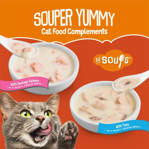 Vista 4 de Purina Friskies Lil' Soups Lil' Grillers & Lil' Slurprises complemento alimenticio para gatos