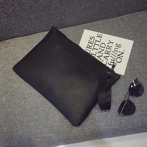 Vista 6 de Mily Bolso de mano de gran tamaño, bolso de mano con cadena de embrague, bolsa plegable