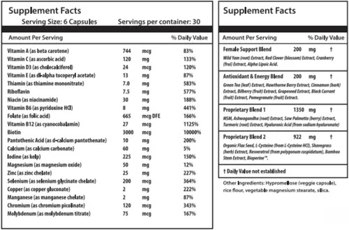 Vista 6 de Multivitamínico definitivo: vegano, sin hierro, promueve un cabello, piel y uñas más fuertes y mejora los antioxidantes y la energía con un mejor