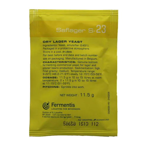 Vista 3 de Fermentis TG-HUL9-CIDK Saflager S-23 Levadura seca - 0.41 oz