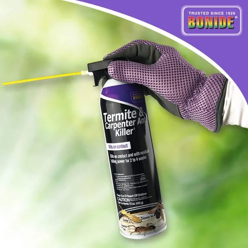 Vista 2 de Bonide (BND370) - Asesino de hormigas termitas y carpintero, insecticida en aerosol (15 oz.)