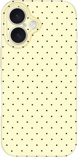 Vista 181 de Hython Funda para iPhone Air, diseño estético de lunares lindos, funda simple de 6.5 pulgadas, delgada, antiarañazos, parachoques de TPU suave, a
