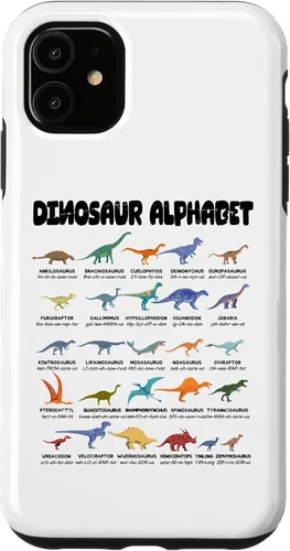 Vista 8 de iPhone 16 Alfabeto de dinosaurio - Tipos de dinosaurios - Estuche de identificación de dinosaurios