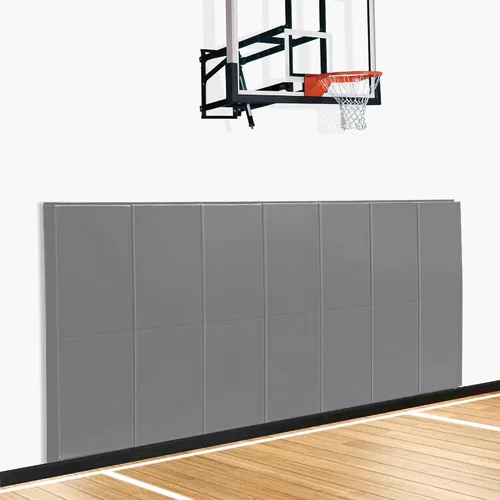 Vista 10 de Almohadilla de pared para gimnasio, protector de pared para cancha de baloncesto, alfombrilla protectora de pared de espuma de 2 pulgadas de grosor