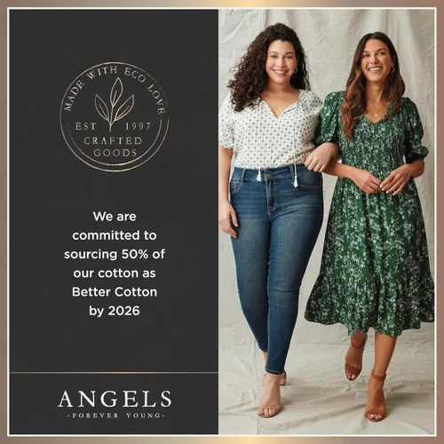 Vista 9 de Angels Forever Young Jeans ajustados de tiro medio 360 Sculpt para mujer (estándar y plus)