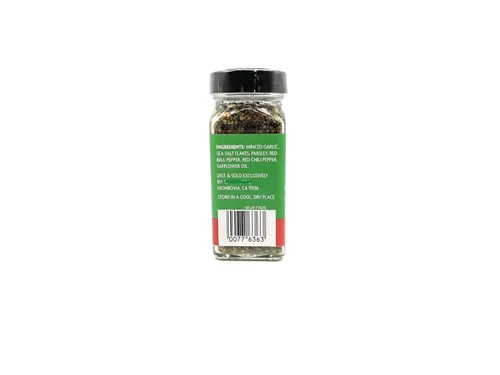 Vista 2 de Aglio Olio - Mezcla de condimentos con ajo y condimentos picantes, 1.7 oz (48 g) paquete de 1