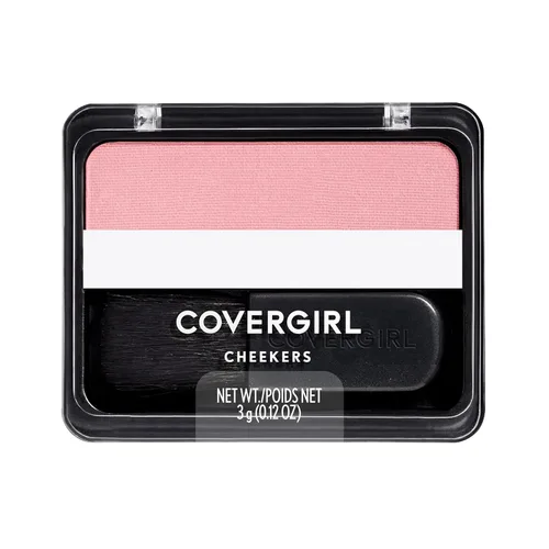 Vista 25 de Covergirl - Rubor Cheekers, fórmula suave, mezclable y ligera, aspecto fácil y natural, 100% libre de crueldad 105 seda rosa