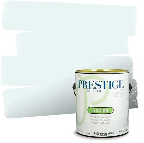 Vista 20 de PRESTIGE Pintura exterior e imprimación en uno, Apalaches, plano, 1 galón