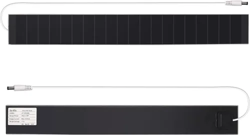 Vista 7 de Paneles solares pequeños - Panel solar de 5 V/5 W, cargador USB integrado de estabilización de voltaje para persianas motorizadas, ventanas, timbre
