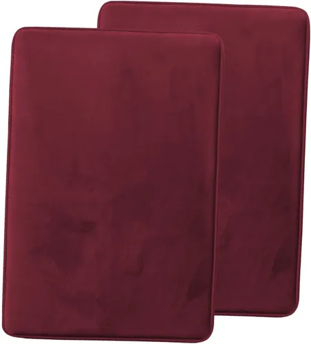 Vista 117 de Clara Clark Alfombra de Baño 24" x 17" - Alfombras de Baño, Tapete de Baño de Espuma Viscoelástica, Afelpado, Acogedor, Ultra Suave, Antideslizante