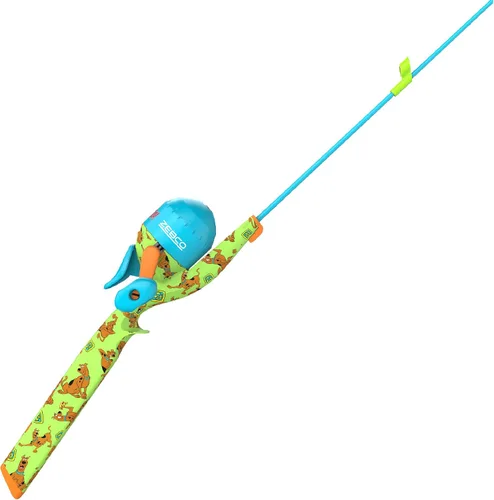 Vista 9 de Zebco Youth Floating Spincast Reel and Fishing Rod Combo, Pre-Spooled with 6-Pound Cajun Line