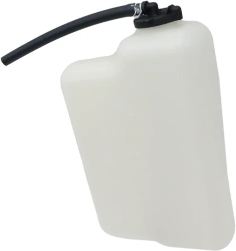Vista 4 de CarPartsDepot Tanque de recuperación de refrigerante del motor Depósito de expansión Depósito de botella con tapa y manguera de plástico compatible
