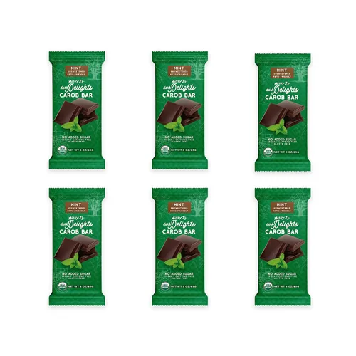 Vista 18 de Missy J's Barras orgánicas de coco y almendra, paquete de 2, algarroba hecha con azúcar de coco, veganas y sin gluten, sustituto saludable sin