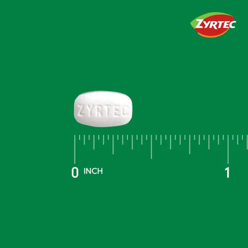 Vista 7 de Zyrtec Tabletas de alivio de alergias las 24 horas, medicina para alergias en interiores y exteriores con 10 mg de cetirizina HCl por tableta