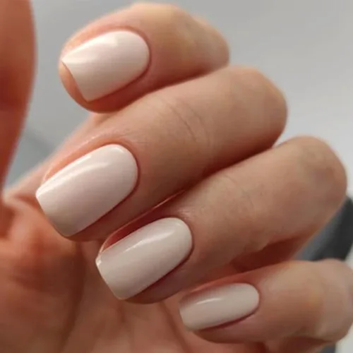 Vista 2 de Modelones Uñas postizas cuadradas cortas, color blanco y rosa, 32