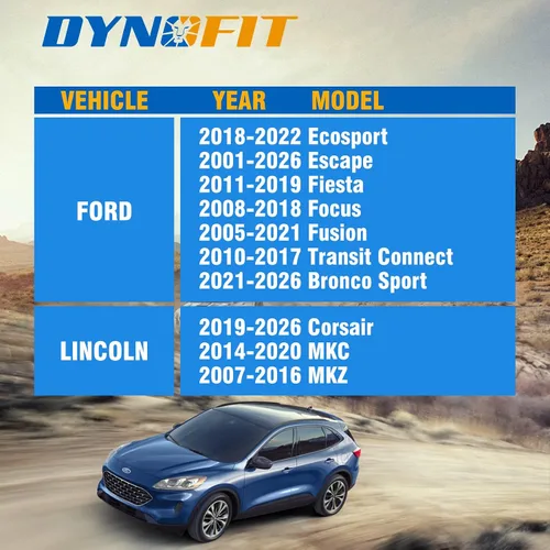 Vista 3 de Dynofit Tuercas de llanta OEM de 0.472 in x 1.5 para fusión 2005-2021, Escape 2001-2026, enfoque 2008-2018, tuercas de rueda de estilo de una pieza