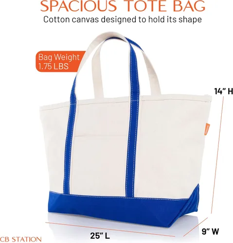 Vista 4 de Bolso grande clásico Bolsa de lona para mujer Diseño multicolor, perfecta para viajes y compras