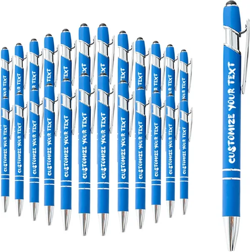 Vista 213 de AIFLM Bolígrafos personalizados con nombre a granel hasta 500 unidades de bolígrafos grabados gratis con tu nombre y texto para negocios