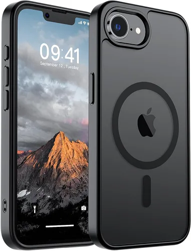 Vista 69 de SUPFINE Funda magnética para iPhone SE 2022 (3ª)/2020 (2ª), iPhone 8 (compatible con MagSafe) (protección contra caídas de grado militar), funda