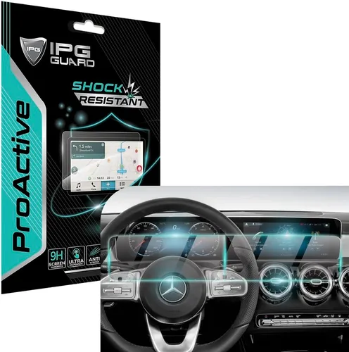 Vista 18 de IPG Para MERCEDES BENZ Command Touchpad Controller Protector de hidrogel Invisible Ultra HD Película transparente anti arañazos