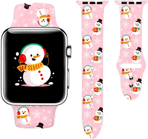 Vista 27 de Sport Silicone Band for Apple Watch Bands 38mm-49mm Women Men autismo