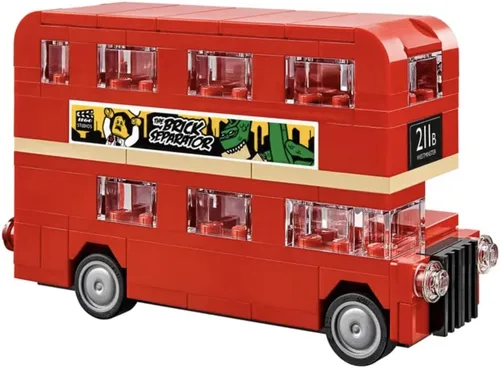 Vista 4 de Autobús de londres de doble plataforma LEGO 40220 Creator.