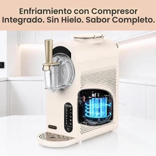 Vista 8 de Whynter 7-en-1 Soft Serve Ice Cream Slushy Machine, 1.6 Qt, Compresor