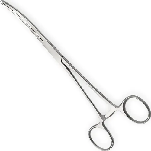 Vista 20 de Pinzas de bloqueo multiusos de hemostático Pean rectas y curvas con dientes serrados, de acero inoxidable - Hemostáticos para enfermeras, fórceps