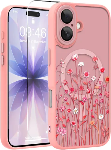 Vista 14 de OOK Funda magnética para iPhone 11 [compatible con MagSafe] Funda delgada mate translúcida negra para iPhone 11, funda protectora de lente de Negro
