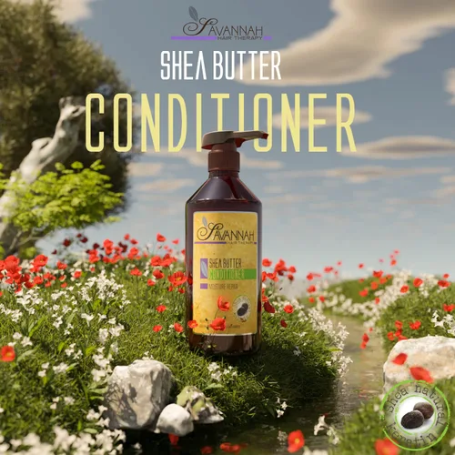 Vista 8 de Savannah Hair Therapy Acondicionador sin sulfato, acondicionador para cabello rizado, acondicionador natural para cabello, acondicionador de humedad