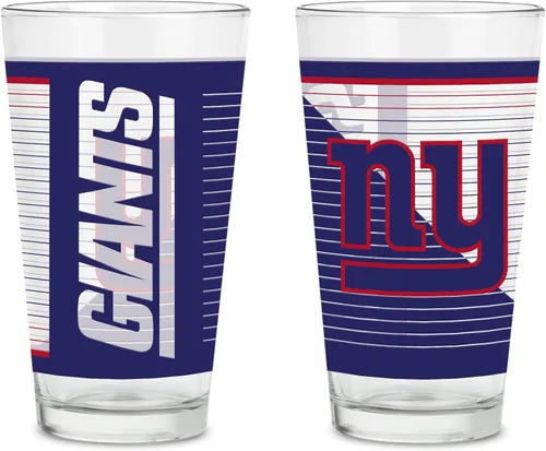 Vista 14 de Rico Industries NFL Football Main - Juego de 2 vasos clásicos de 16 onzas con logotipo impreso digitalmente, apto para lavavajillas NFL Football