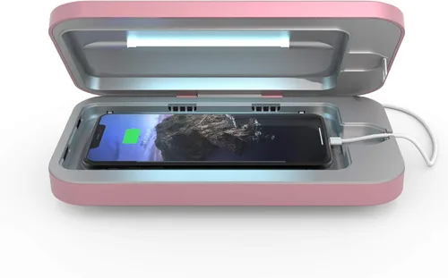 Vista 14 de PhoneSoap Caja desinfectante de luz UV básica para teléfono celular Desinfectante de luz UV de 360 grados patentado y clínicamente probado Negro