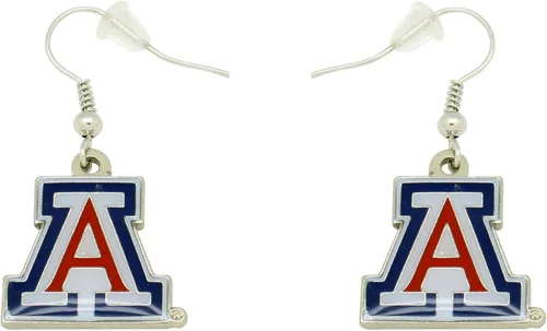 Vista 7 de aminco NCAA Pendientes colgantes con logo de la NCAA para adultos unisex