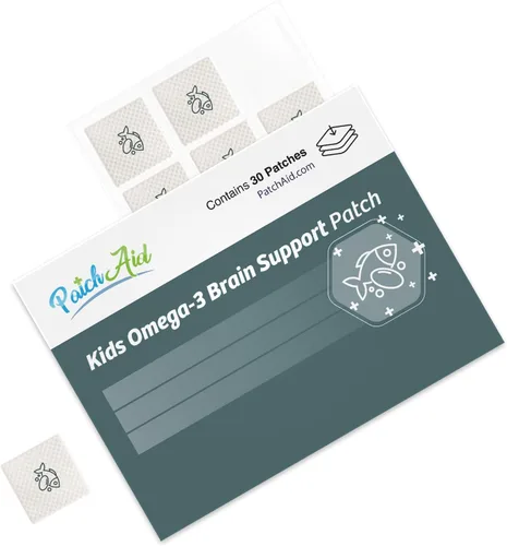 Vista 3 de PatchAid Kids Omega-3 Topical Patch Suministro para 30 días