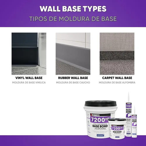 Vista 4 de Roberts Adhesivo de base de alto rendimiento para pared, 30 oz (30.0 fl oz)
