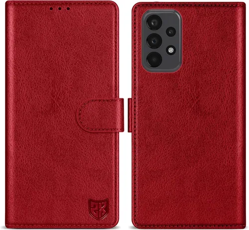 Vista 14 de ZZXX Funda tipo cartera para Samsung Galaxy A23 5G/4G con bloqueo RFID, ranura para tarjetas, función atril, cierre magnético, funda protectora