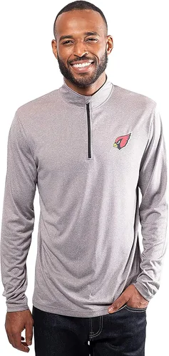 Vista 14 de Ultra Game Men's NFL Official Super Soft Quarter Zip Long Sleeve T-Shirt