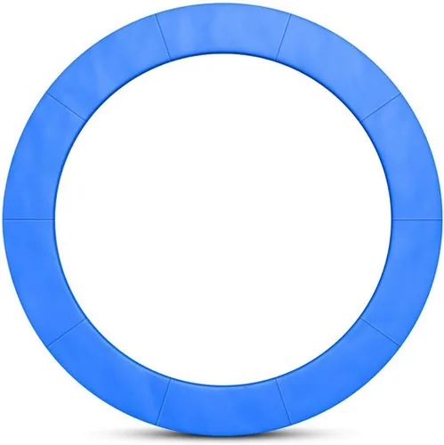 Vista 8 de Almohadilla de repuesto para trampolín, cubierta de resorte de seguridad, sin agujeros para poste, ajuste universal para marcos de 10 pies, 12 pies