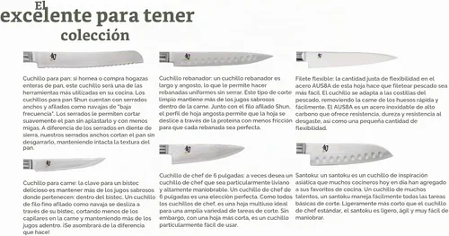 Vista 4 de Shun Funda Saya Ajuste universal para cuchillos de chef y Santoku de 7 a 8 pulgadas, madera de haya rubia, protector de borde de cuchillo