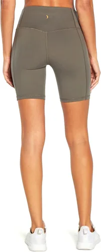 Vista 5 de Jessica Simpson Sportswear Bermudas estándar con control de abdomen para mujer, color plomizo, talla M