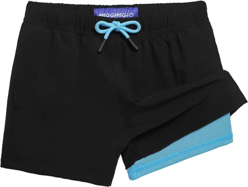 Vista 26 de maamgic Traje de baño para niños con forro de compresión elástico para niño