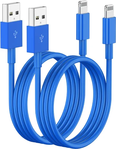 Vista 12 de Cargador de iPhone de 3 pies, cable de carga USB A a Lightning, cable Lightning original de 3 pies a USB, cable de carga de iPhone de 3 pies