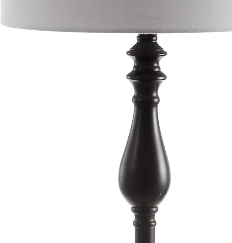 Vista 6 de JONATHAN Y JYL3057A - Lámpara de pie de mesa de bronce aceitado de 60 pulgadas y bandeja de vidrio, lámpara de pie tradicional con pantalla