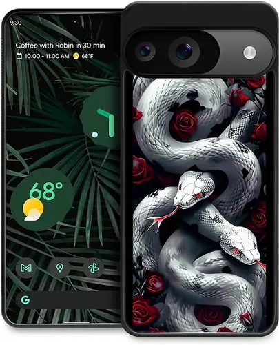 Vista 216 de Compatible con Google Pixel 4A 5G Mobile Case Creative Acrylic Panel trasero Silicona Protección Grip especialmente diseñado para Google Pixel 4A 5G