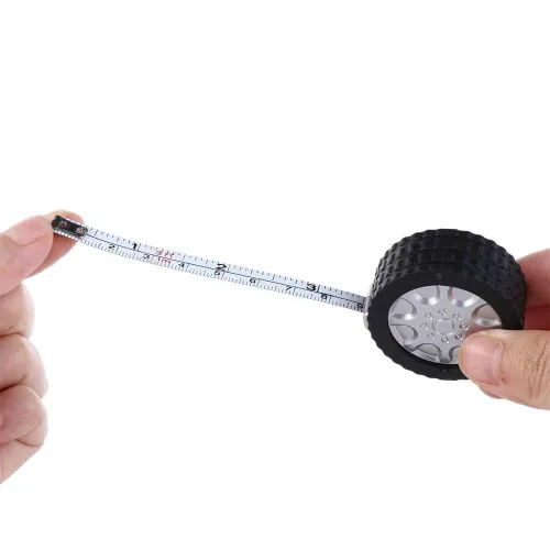 Vista 5 de Leadigol Llavero de cinta métrica, 2 unidades, llavero retráctil de 1M, regla de tracción portátil, pequeño llavero de bolsillo de acero inoxidable