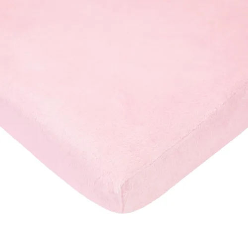 Vista 12 de American Baby Company Heavenly Soft - Sábana bajera ajustable de felpilla para cuna de 24 x 38 pulgadas, cálida y acogedora, color azul, para niños