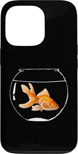 Vista 10 de iPhone 16 Goldfish Bowl Fish Fantail Goldfish Estuche para acuario de agua dulce