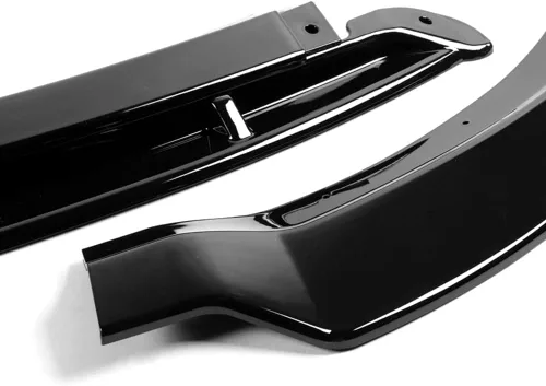 Vista 2 de 4 piezas de parachoques delantero compatible con Dodge Charger SRT 2015-2021, alerón de labio de parachoques delantero, kit divisor de cuerpo